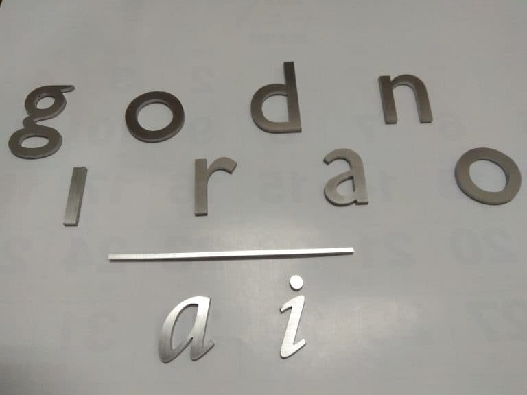 Artistic Letter Cutting